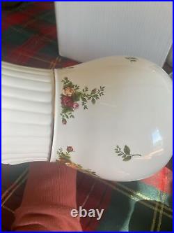 Royal Albert Old Country Roses Water Ribbon Pitcher 10 3/4 High Vintage