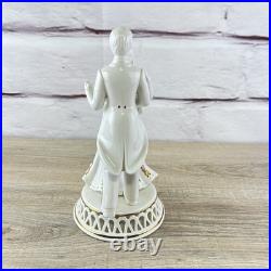 Royal Albert Old Country Roses Wedding Memories Bride Groom Cake Topper Figurine