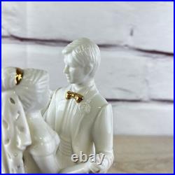 Royal Albert Old Country Roses Wedding Memories Bride Groom Cake Topper Figurine