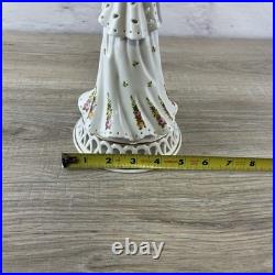 Royal Albert Old Country Roses Wedding Memories Bride Groom Cake Topper Figurine