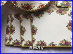 Royal Albert Old Country Roses bone china 1962s dinner service for 6,1st quality