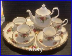 Royal Albert Old Country Roses miniature teaset Made in England
