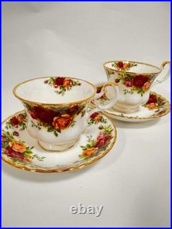 Royal Albert Old Country Roses tea cup (set of 2) and saucer (set of 4)