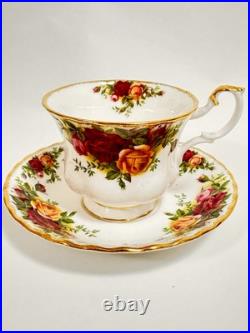 Royal Albert Old Country Roses tea cup (set of 2) and saucer (set of 4)