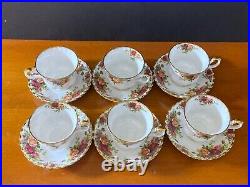 Royal Albert Old Country Roses tea service, 25 pcs, Bone china, made in Englan