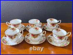 Royal Albert Old Country Roses tea service, 25 pcs, Bone china, made in Englan