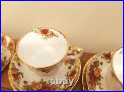 Royal Albert Old Country Roses x6 Tea Trios Teacup Saucer Plate 1st Quality