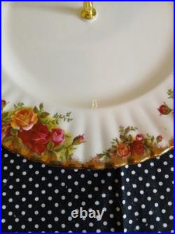 Royal Albert Old County Rose Fruit Dip Set