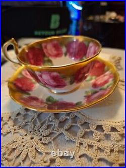 Royal Albert Old English Country Rose Cup & Saucer Set