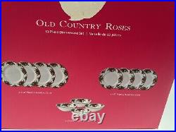 Royal Albert Old country roses 12 pc dinnerware set flower