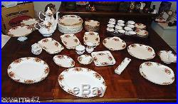 Royal Albert Old country roses 12x5 pc Place Settings-total of 78 Pieces