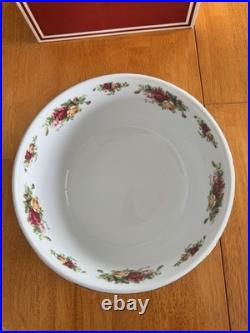 Royal Albert Old country roses large salad bowl 10.5 X 5.25 Stunning