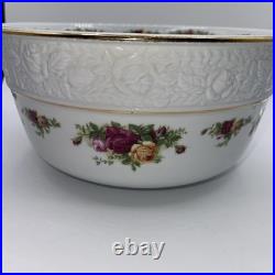 Royal Albert Old country roses large salad bowl 10.5 X 5.25 Stunning