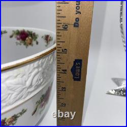Royal Albert Old country roses large salad bowl 10.5 X 5.25 Stunning