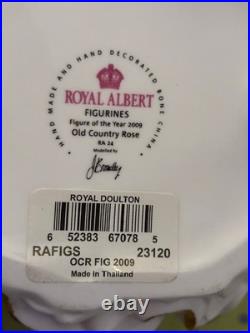 Royal Albert Porcelain Figure of the Year 2009 Old Country Roses Rose New withtag