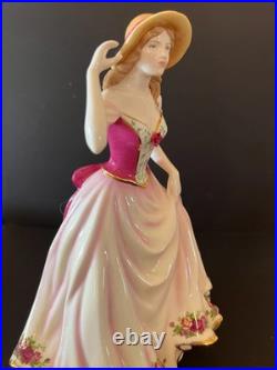 Royal Albert Porcelain Figure of the Year 2009 Old Country Roses Rose New withtag