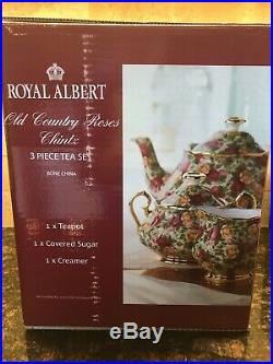 Royal Albert (Royal Doulton) Old Country Roses Chintz Collection Tea Set NIB