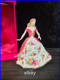 Royal Albert Royal Doulton Pretty Lady Old Country Roses Figurine