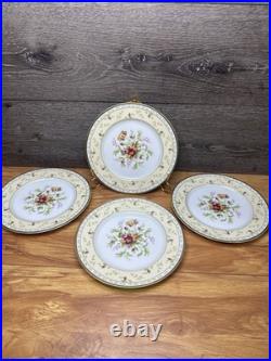Royal Albert Seasons Of Colour 8.25 Salad Plate Old Country Roses Japan4 Pc