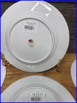 Royal Albert Seasons Of Colour 8.25 Salad Plate Old Country Roses Japan4 Pc