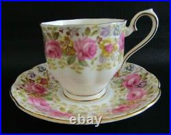 Royal Albert Serena 14 Piece Montrose Shaped Tea Set First Quality Vgc