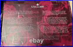 Royal Albert Silverware Old Country Roses Stainless with gold, 45 Piece New In Box