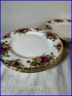 Royal Albert Traditional Fine Bone China Old Country Roses 14 Piece Set 1962