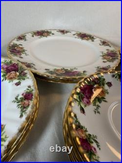Royal Albert Traditional Fine Bone China Old Country Roses 14 Piece Set 1962