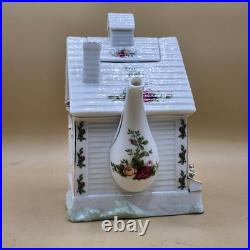 Royal Albert Vintage Cottage Teapot Old Country Roses RARE HTF withBOX NEW