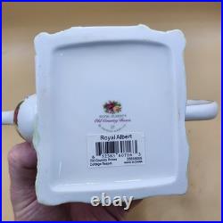 Royal Albert Vintage Cottage Teapot Old Country Roses RARE HTF withBOX NEW