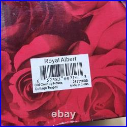 Royal Albert Vintage Cottage Teapot Old Country Roses RARE HTF withBOX NEW