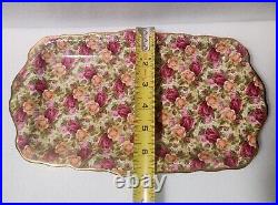 Royal Albert Vintage Old Country Roses Chintz Collection Sandwich Tray