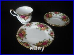 Royal Albert'old Country Roses' 22 Piece Teaset 1st