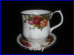 Royal Albert'old Country Roses' Set 6 Montrose Mugs And Coasters 2nd