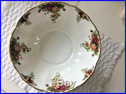 Royal Albert old country roses large bowl and pitcher c1962 bone china
