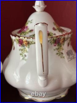 Royal Doulton Old Country Roses 3 Piece Bone China Tea Set Mint in Box
