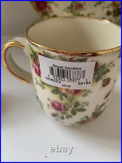 Royal Doulton Royal Albert Old Country Rose Tea Set 1999 Serves 4 New Withstickers