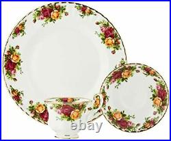 Royal Doulton-Royal Albert Old Country Roses 12-Piece Set Service for 4