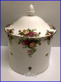 Royal Doulton Royal Albert Old Country Roses Biscuit Cookie Jar Canister