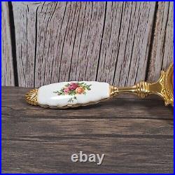 Royal Doulton Royal Albert Old Country Roses Gold Plated Tea Strainer