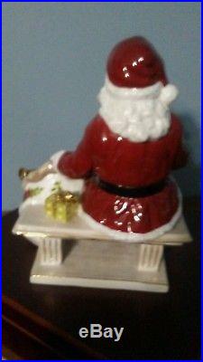 Royal Doulton Royal Albert Old Country Roses Santa With Toy Bag Christmas Figure
