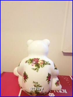 Royal Doulton / Royal Albert Old Country Roses Teddy Bear with Cat
