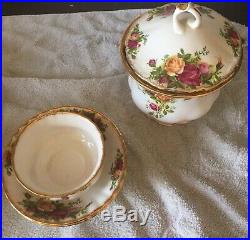 Royal albert bone china old english country roses full tea set