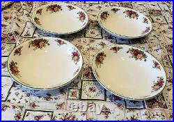 Royal albert old country roses 4 pasta bowls