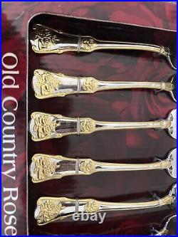 Royal albert old country roses 6 dessert forks