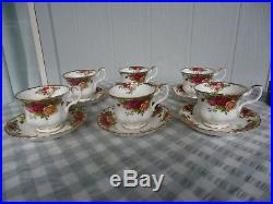 Royal albert old country roses 6 tea cups & saucers england tea set 2 avaiable Royal albert old country roses 6 tea cups & saucers england tea set 2 avaiable