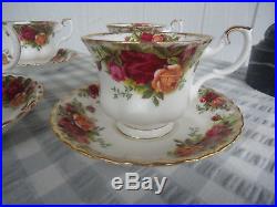 Royal albert old country roses 6 tea cups & saucers england tea set 2 avaiable Royal albert old country roses 6 tea cups & saucers england tea set 2 avaiable