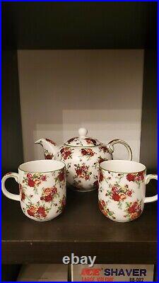Royal albert old country roses coffee set