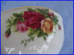 Royal albert old country roses pasta noodle bowls Asian dinner set collection