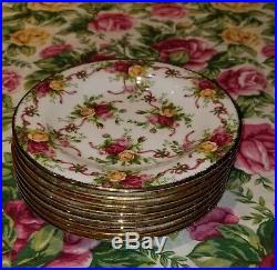 Royal albert old country roses salad RUBY CELEBRATION NWT